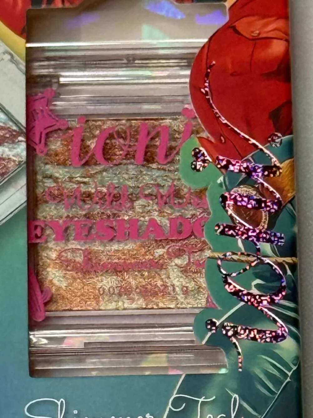 Ioni Pink Cowgirl Wild West Eyeshadow Fun & Thrills Shimmer Teal Vegan New